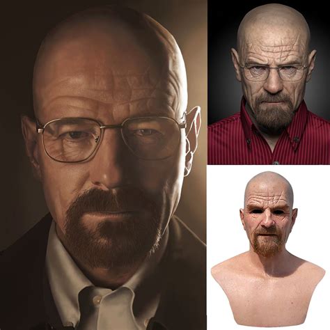 Breaking Bad Heisenberg Realistic Halloween Cosplay Mask Tv Series ...