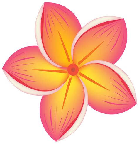 hawaiian tropical flower clipart #3188067
