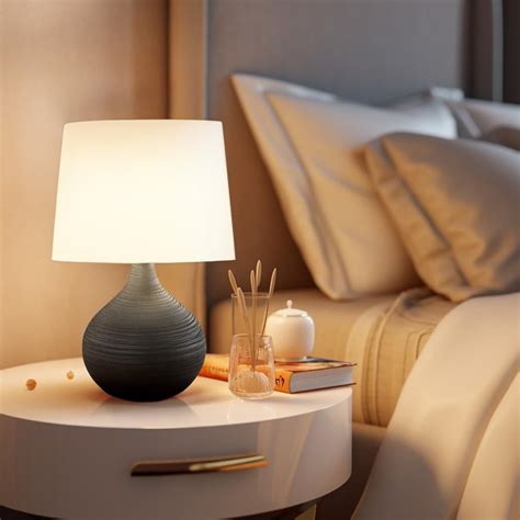 Buy Decor & More - Modern Ceramic Base Bedside Table Lamp | Table Lamps ...