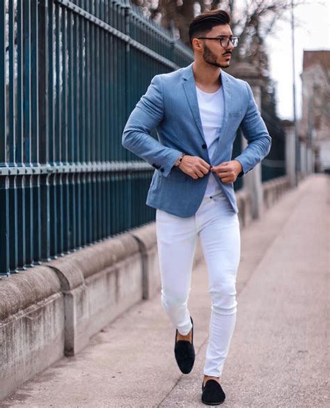 Blazer With Jeans Men, Blue Blazer Outfit Men, Sweater Outfits Men ...