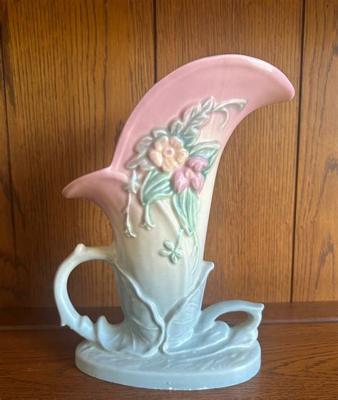 2 Vintage Hull Art Pottery Twin Display Vases Vintage Flower - Etsy