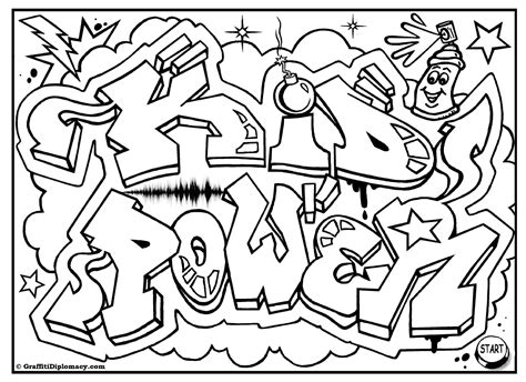 Free Cool Coloring Pages Graffiti, Download Free Cool Coloring Pages ...