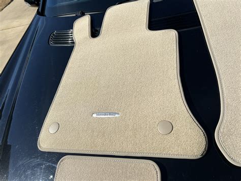 (TAN) 2008-2014 Mercedes-Benz Genuine W204 C300 C350 C250 FLOOR MAT ...