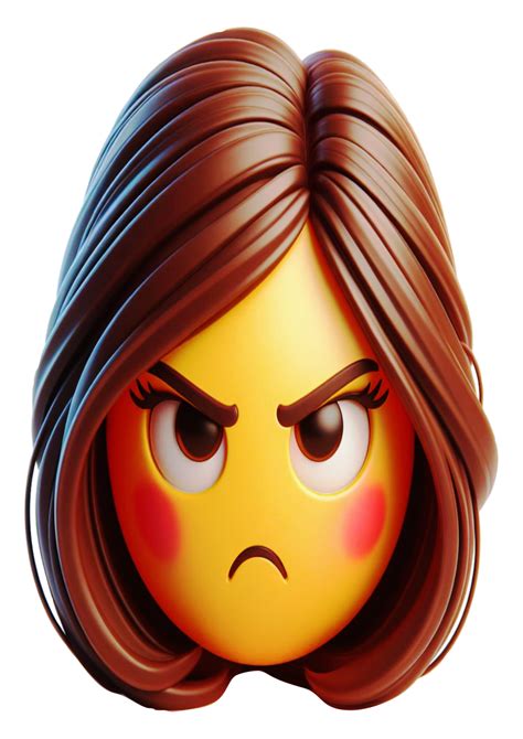 Emoticon Angry Woman Emojis Free PNG Transparent Background Clipart Vector - emoji for envy