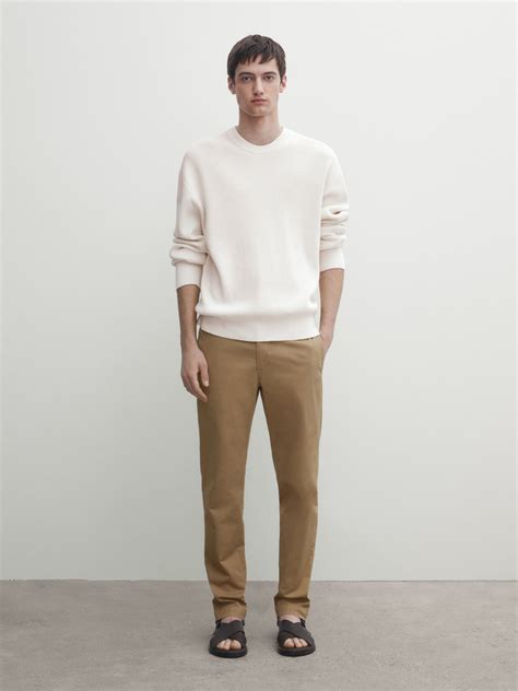 Men's Slim-fit trousers - Massimo Dutti