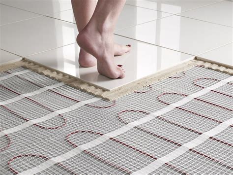 How to install underfloor heating in a bathroom