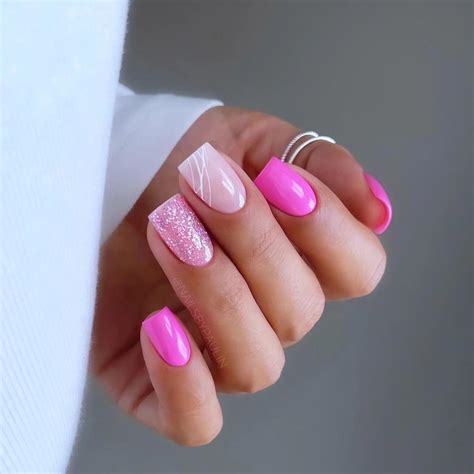42+ Must-Try Short Pink Nail Ideas (2024) - DrExplains