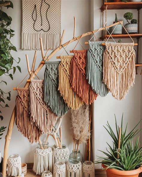 Modern macrame wall hanging 3d macrame wall home decor macrame wall art ...