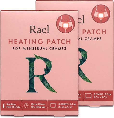 Amazon.com: Rael Heating Pad, Herbal Heating Patches - Period Heating ...