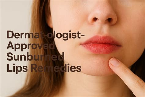 How to Treat Sunburned Lips: Dermatologist-Approved Tips