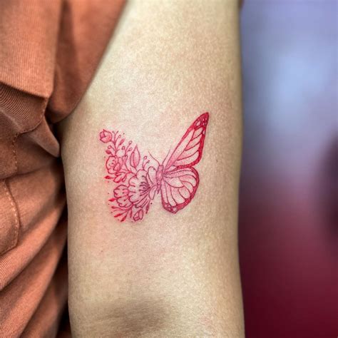 46 Red Butterfly Tattoo Designs with Meanings That Will Amaze You
