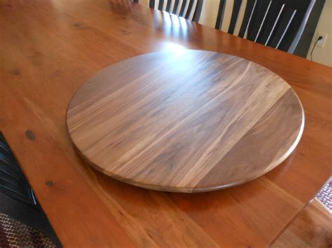 Large Wooden Lazy Susan Turntable at Matthew Blackburn blog