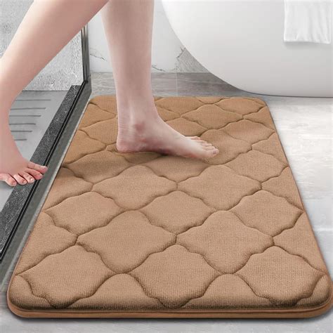 Amazon.com: OLANLY Memory Foam Bath Mat Rug 30x20, Ultra Soft and ...