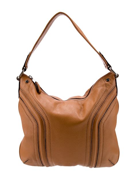 Milly Leather Shoulder Bag - Brown Shoulder Bags, Handbags - WM680255 ...