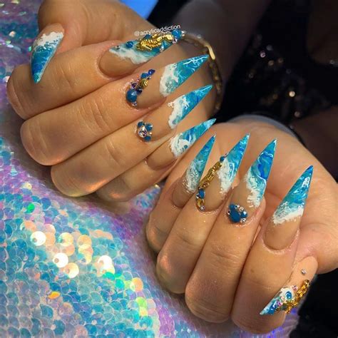 Best Nail Design Ideas for the Mermaid Lovers | Polish and Pearls | การ ...