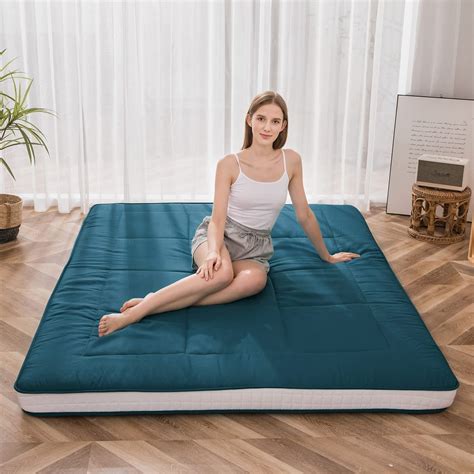 MAXYOYO Futon Mattress, Padded Japanese Floor Mattress Quilted Bed ...