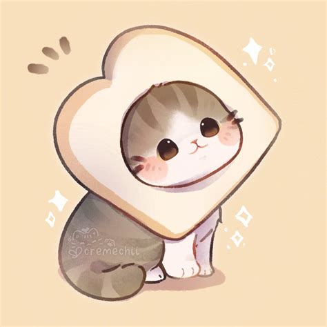 Cute Cat Drawing Kawaii