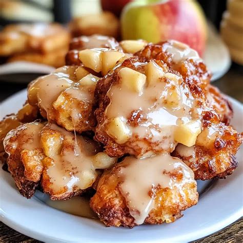 Healthier Baked Apple Fritters Recipe | No Frying - Cooking with Casey