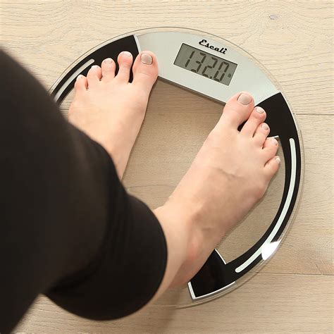 Snapklik.com : Escali Digital Glass Bath Scale For Body Weight