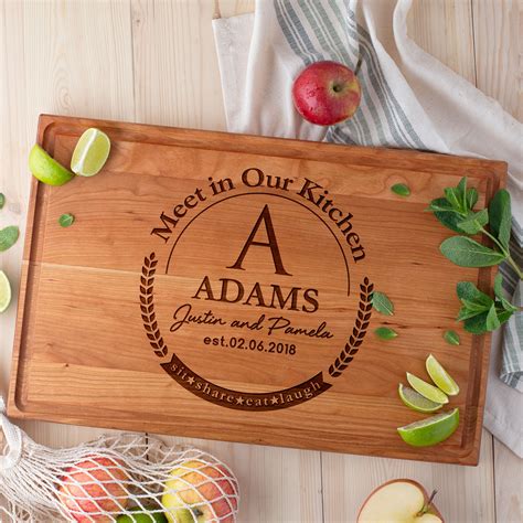 Monogrammed Cutting Boards | Personalized Wedding Gifts - Forest Decor