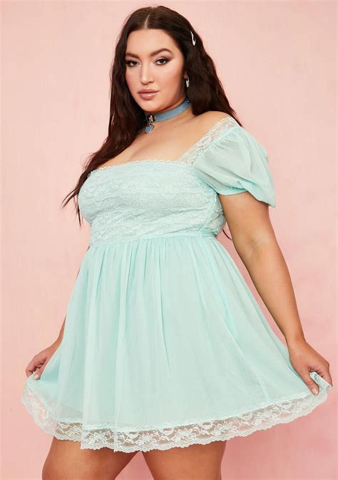 Juicy Honeydew Pucker Babydoll Dress | Lace babydoll dress, Babydoll ...