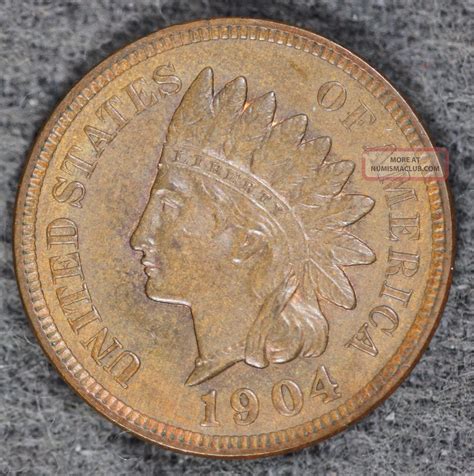 1904 Indian Cent - Gem Uncirculated Coin Low Reserve