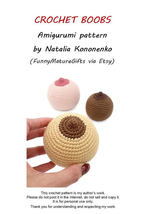 Amigurumi Pattern for Beginner Crochet Penis and Boobs Pdf - Etsy