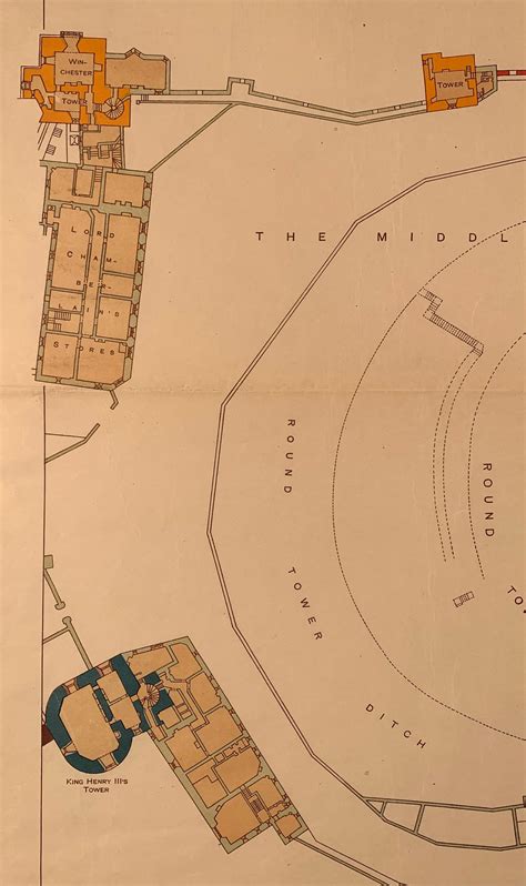 Sir W. H. St John Hope - Historic Windsor Castle Ground Floor Plan at ...