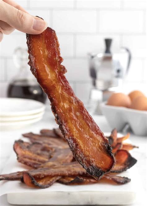 Baked Maple Brown Sugar Bacon - The BakerMama