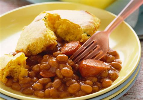Slow-Baked Beans and Franks Recipe