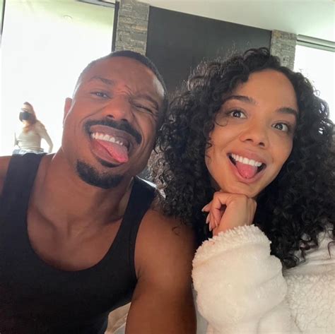 Tessa Thompson revela que fez terapia de casal com Michael B. Jordan ...