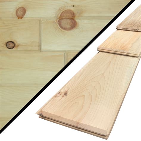 Knotty Pine Tongue & Groove - Birch Logs