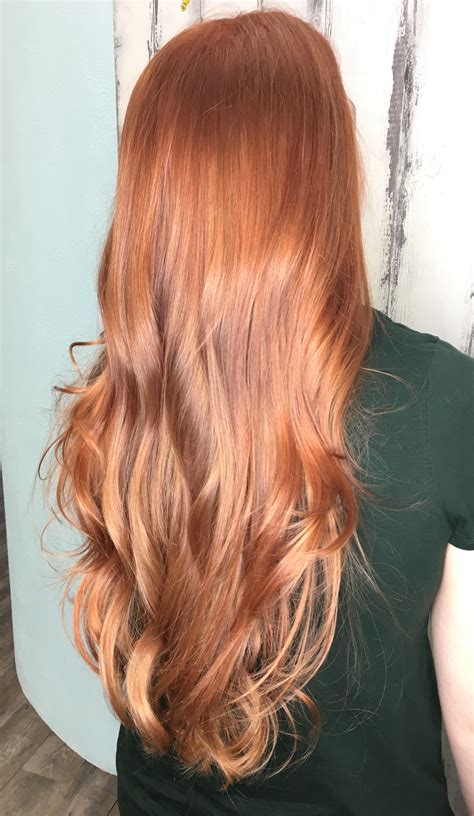 Golden Auburn Hair Color