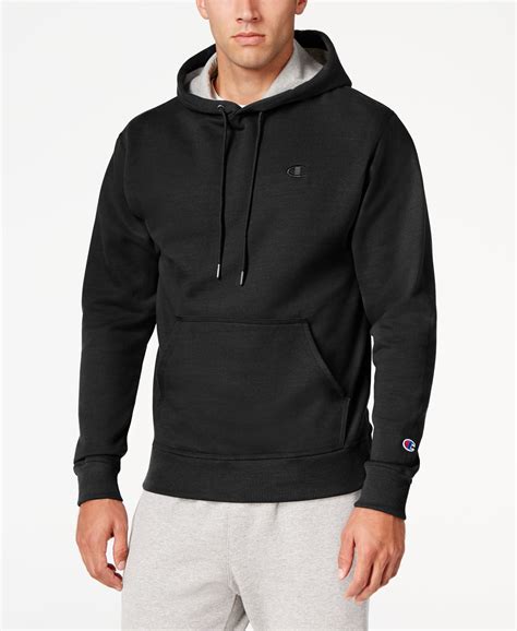 Champion Men's Powerblend Fleece Hoodie in Black for Men - Save 30% | Lyst