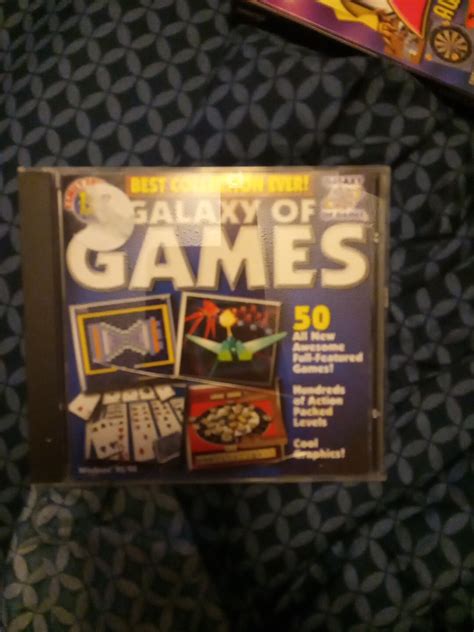eGames Galaxy of Games Blue Edition 50 Great Games PC C-ROM Windows 95/ ...