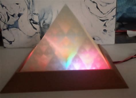 Bill Kerr: Sierpinski Pyramid Lamp