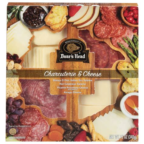 Boar's Head Charcuterie Meat & Cheese Tray - Shop Standard party trays ...