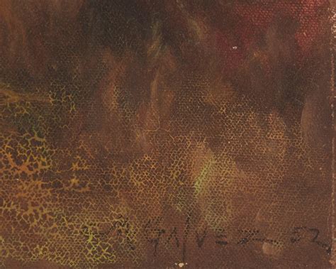 Lot - Miguel Galvez (1912-1989), Farmers harvesting in a field, 1952