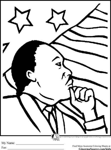 Dr Martin Luther King Jr Coloring Pages at GetColorings.com | Free ...