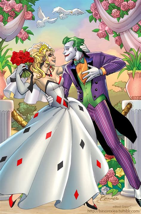 DC Comics The Joker & Harley Quinn Wedding Poster - GeekAlerts | Joker ...