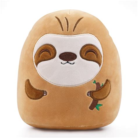 Amazon.com: Glojoy Sloth Stuffed Animal Plush - 8" Cute Sloth Plush ...