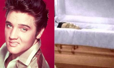 Elvis Presley Dead In Coffin