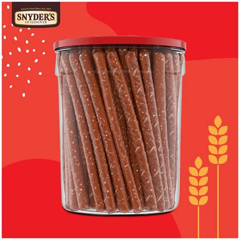 Snyder's of Hanover Pretzel Rods Canister 27 Oz - Old Fashioned 27 ...