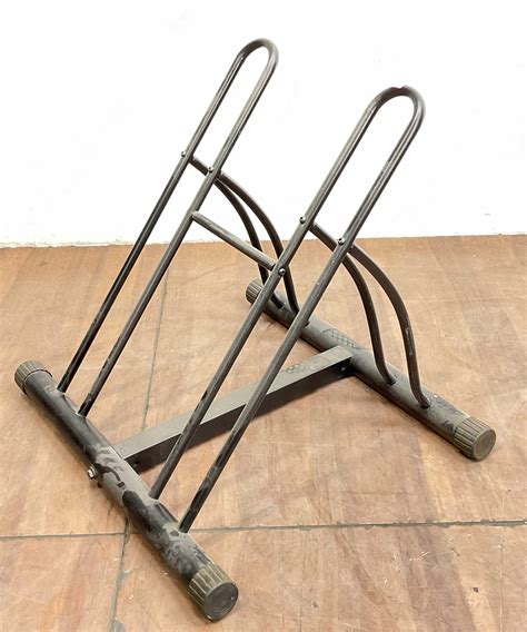 Lot - Dual Floor Bicycle Rack / Stand