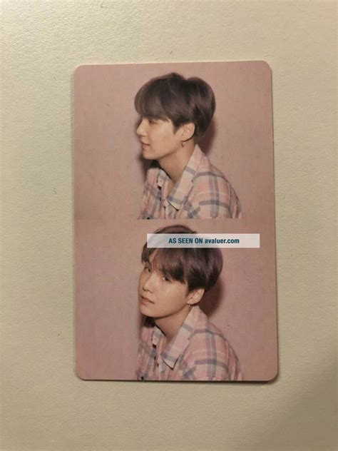 BTS SUGA YOONGI Official Photocard Map Of The Soul Persona VERSION 01 | #13009643