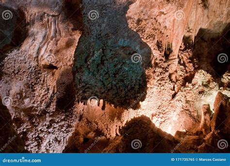 Deep Inside Carlsbad Caverns Stock Image - Image of ancient, dark: 171735765