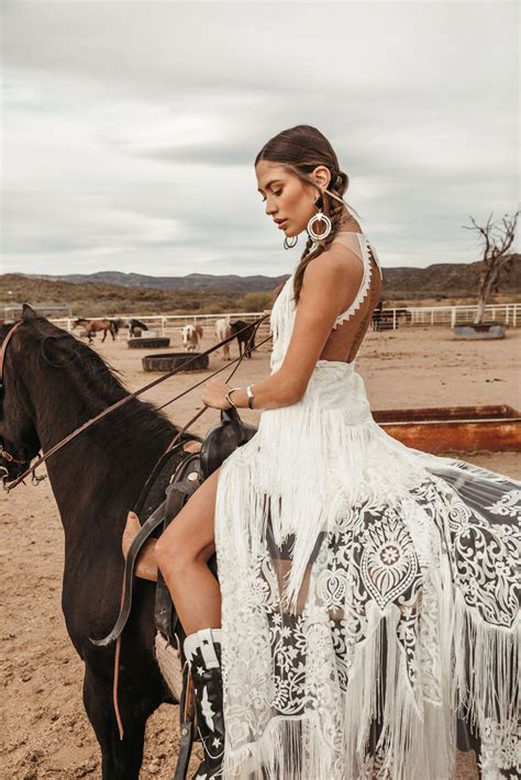 Western Wedding Dresses Long Sleeve at Catharine Blanco blog