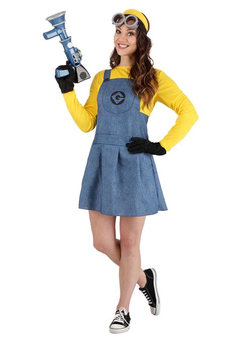 Disguise Costume For Women, Official Minions Stuart Outfit With Skirt ...