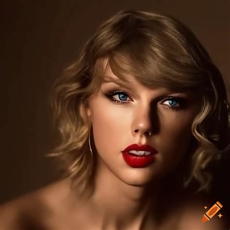 Taylor swift showing emotional expression on Craiyon