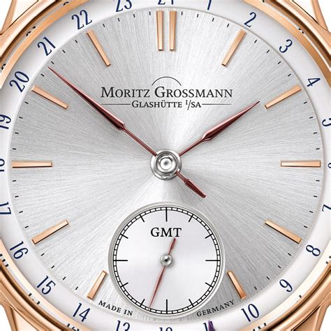 Moritz Grossmann BENU GMT Rose Gold Silver Dial - Premium German mens ...